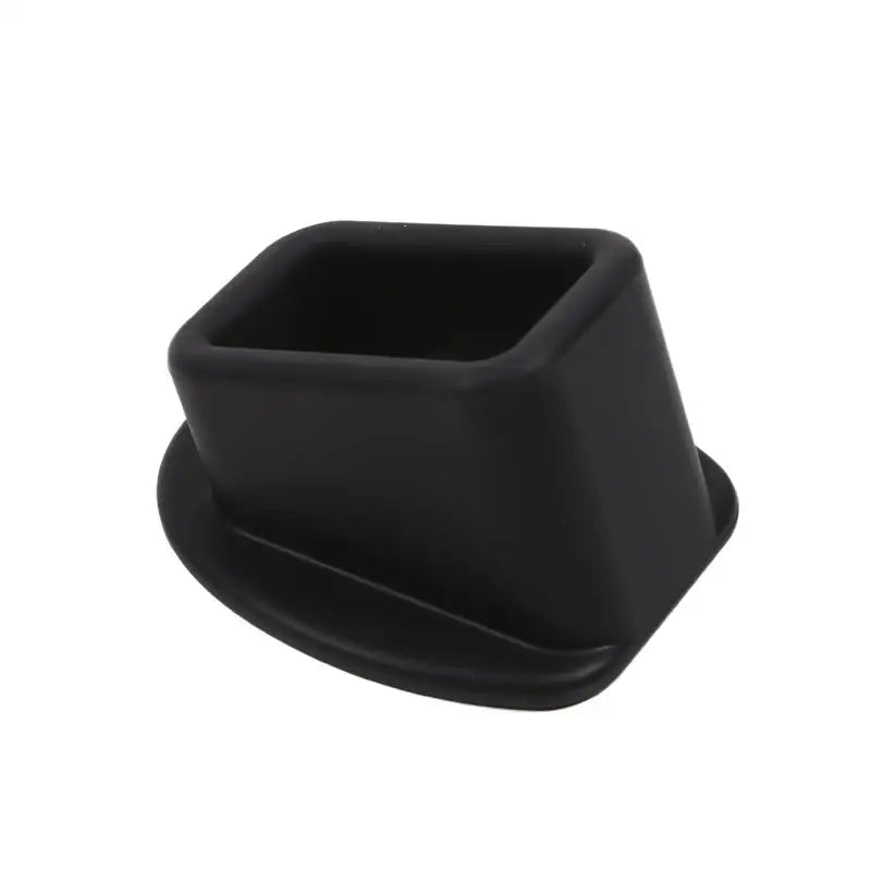Silicone Safety Buckle Bracket Car Seat Belt Slot Fastener Universal Car Buckle Bracket Fixing Buckle Peaceful Pleasures Health and Wellness black