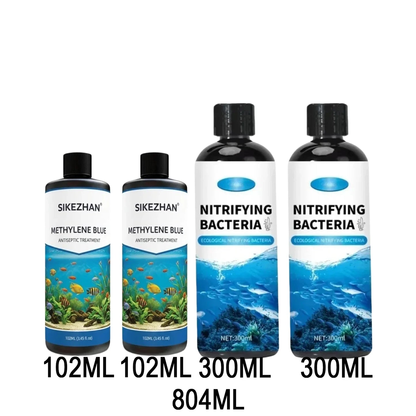 Aquarium Methylene Blue & Nitrifying Bacteria Kit 402ml