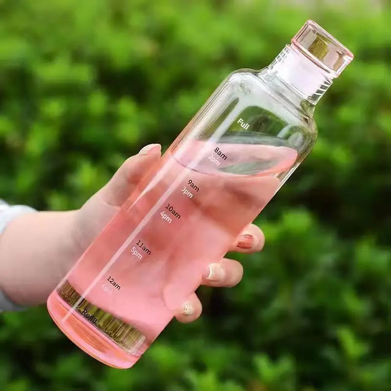 Time Scale Hydration Tracker Water Cup – Leak-Proof 500/700ml