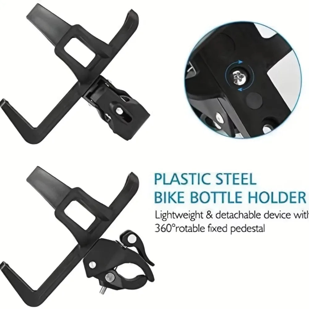 Rotatable Bike Water Bottle Cage Holder – Lightweight Cycling