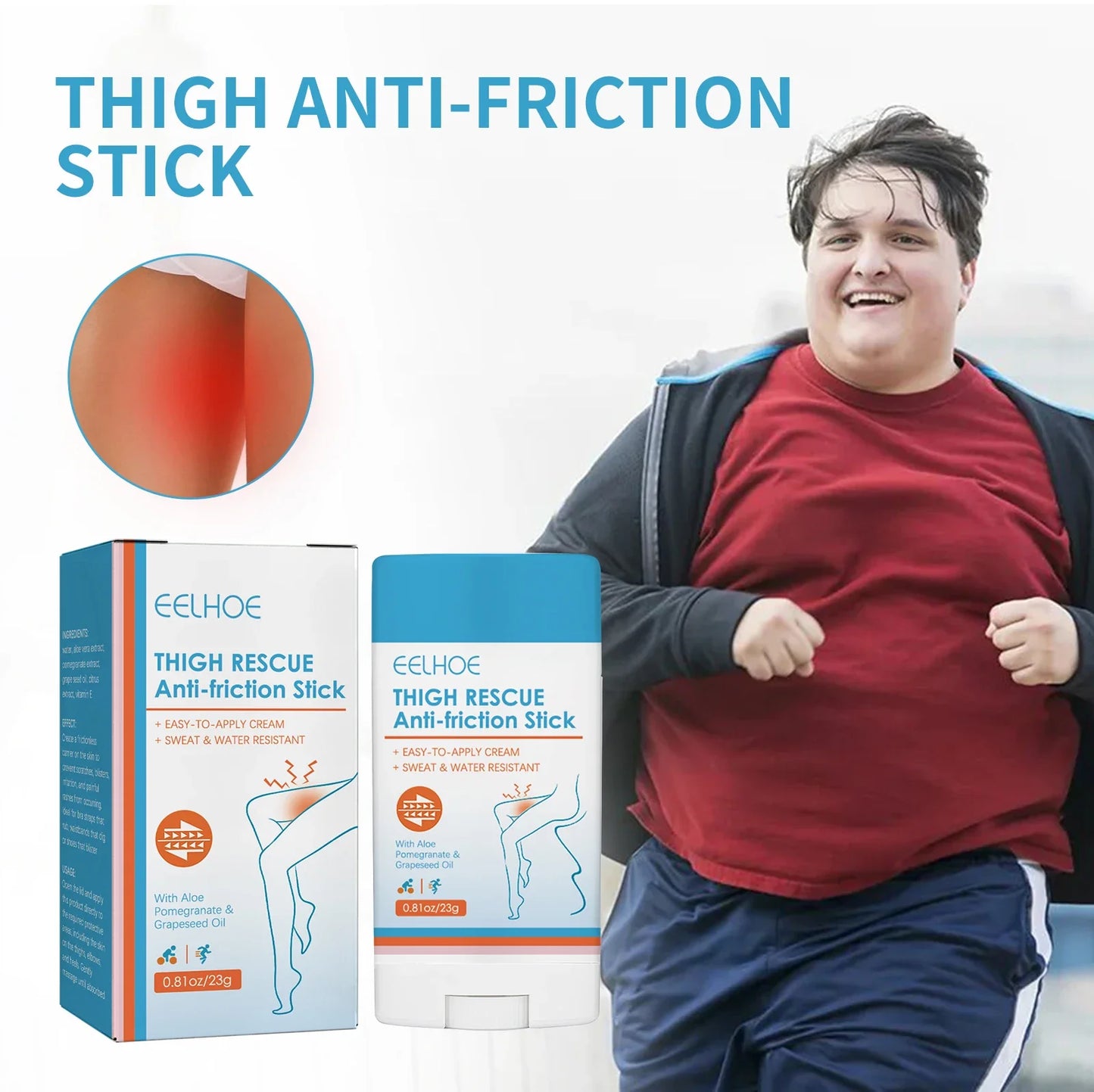 Anti-Chafing Stick – Waterproof, Sweatproof, Blister-Free