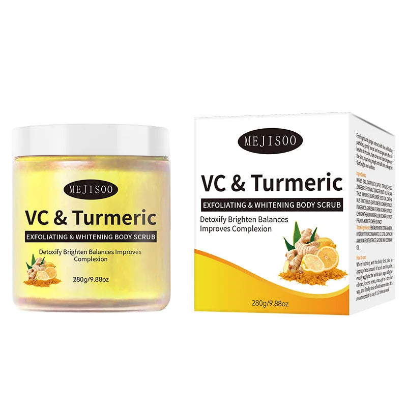 Vitamin C & Turmeric Exfoliating Body Scrub – Brightening Skin
