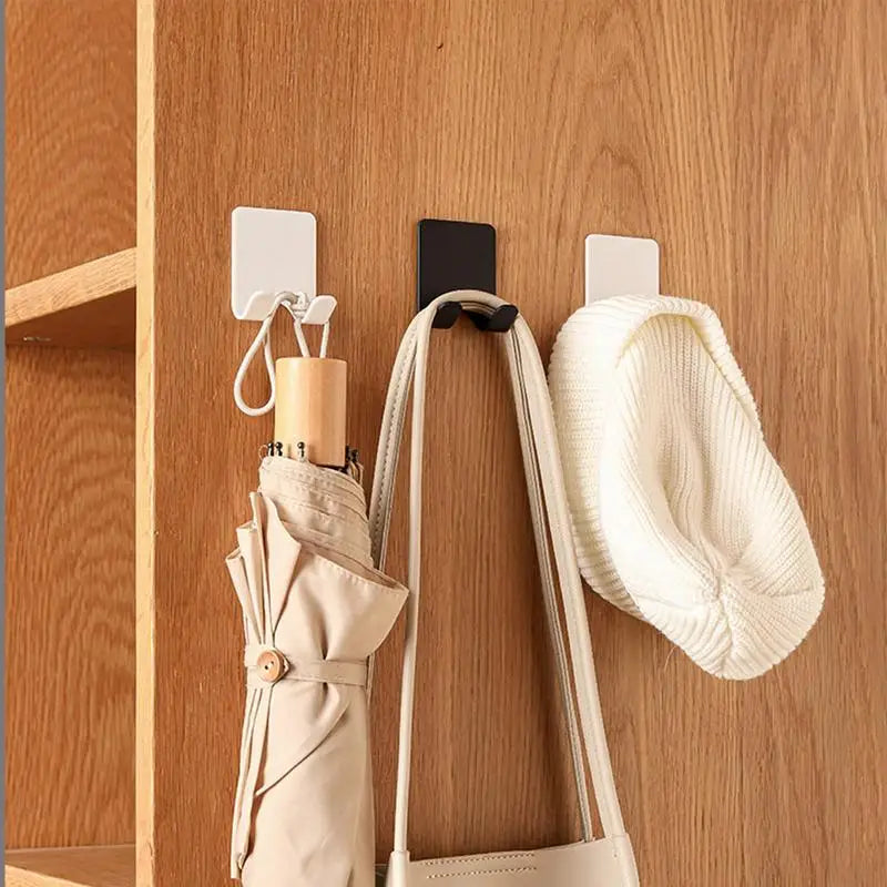 Adhesive Razor Holder Wall Mounted Bathroom For Shower Hook Rack Shaver Holder Plastic Hook Holder Razor Rack Peaceful Pleasures Health and Wellness