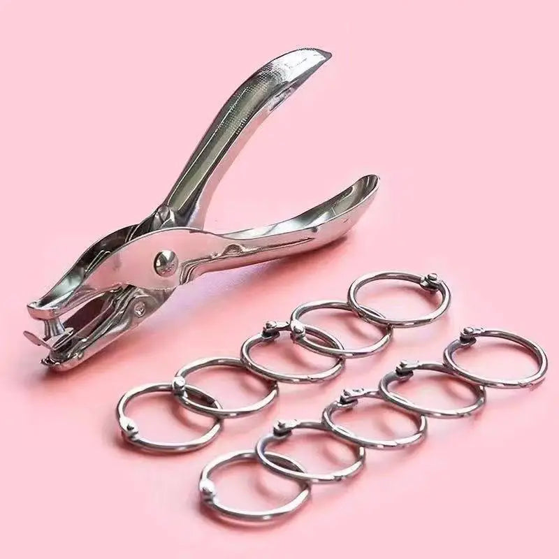 Single Hole Puncher Metal 3mm/6mm Pore Diameter Punch Pliers Hand Paper Scrapbooking Punches Punching Tools Peaceful Pleasures Health and Wellness