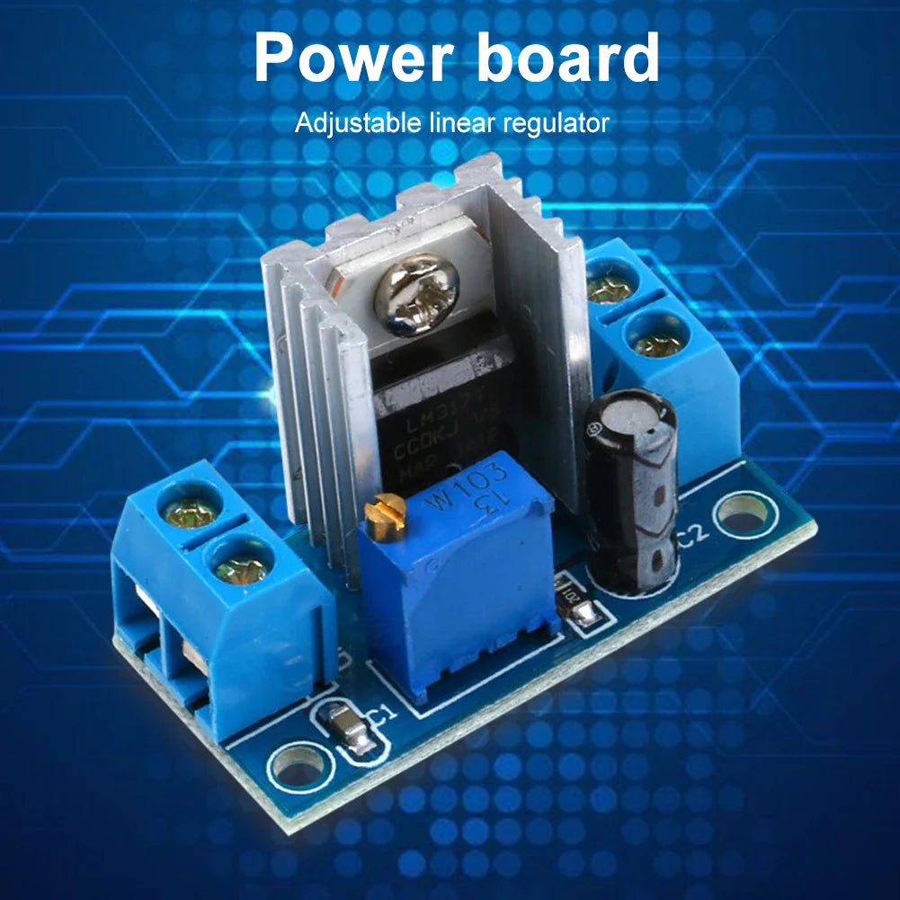 LM317 Adjustable DC-DC Buck Voltage Regulator 4.5V–40V