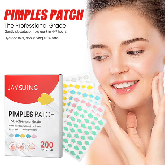 200PCS Cloud Acne Spot Patches Fade Imperfections Cover Pimples Hydrogel Invisible Acne Scar Fading Tool Skincare Tool Peaceful Pleasures Health and Wellness