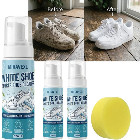 MIRAVEXL Shoe Cleaner Foam – Sneaker, Suede & Leather Shoe Cleaner Foam Oasis Select