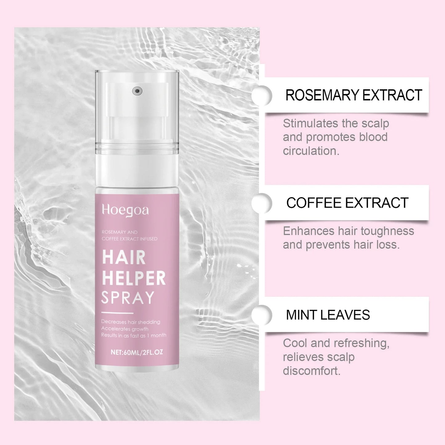 HOEGOA Rosemary Hair Nourishing Spray – Scalp & Growth Care