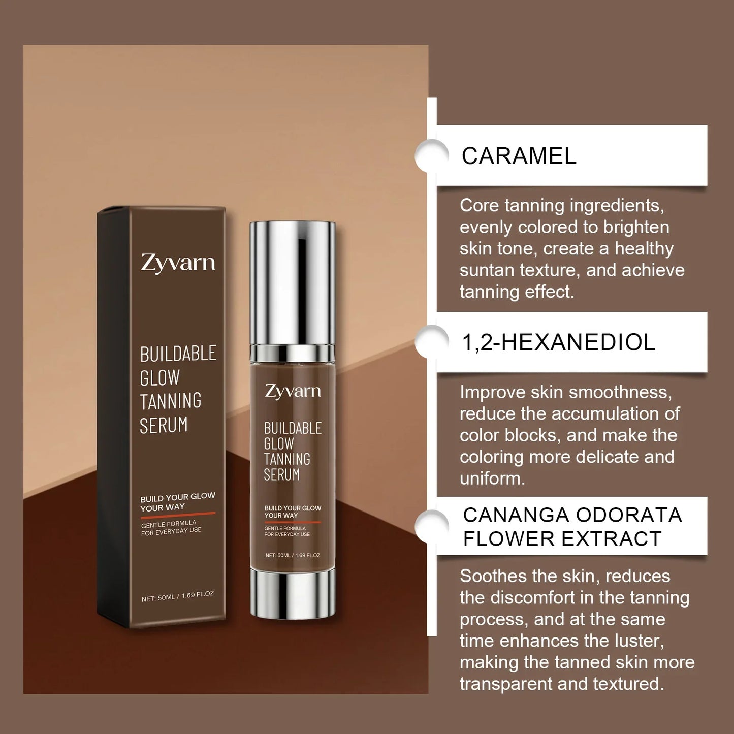 Black Essence Bronze Glow Serum – Luminous Moisturizing 50ml