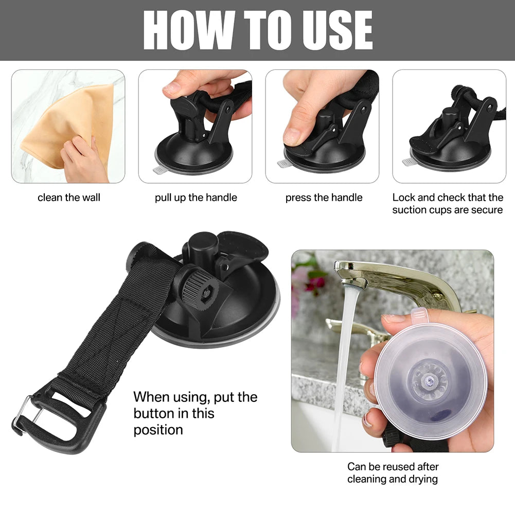1/4/8PC Multi Suction Cup Heavy Duty Portable Adjustable Hook Car Suction Cup Kitchen Bathroom Outdoor Camping Tent Sucker Peaceful Pleasures Health and Wellness