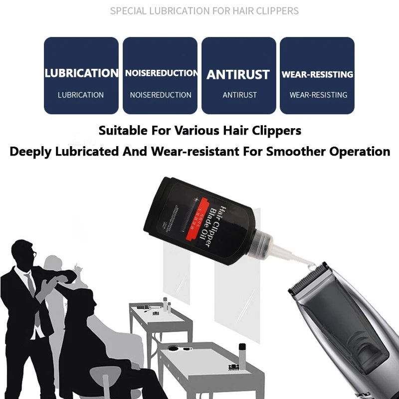 Hair Clipper Blade Oil 120ml – Lubricant for Clippers & Trimmers