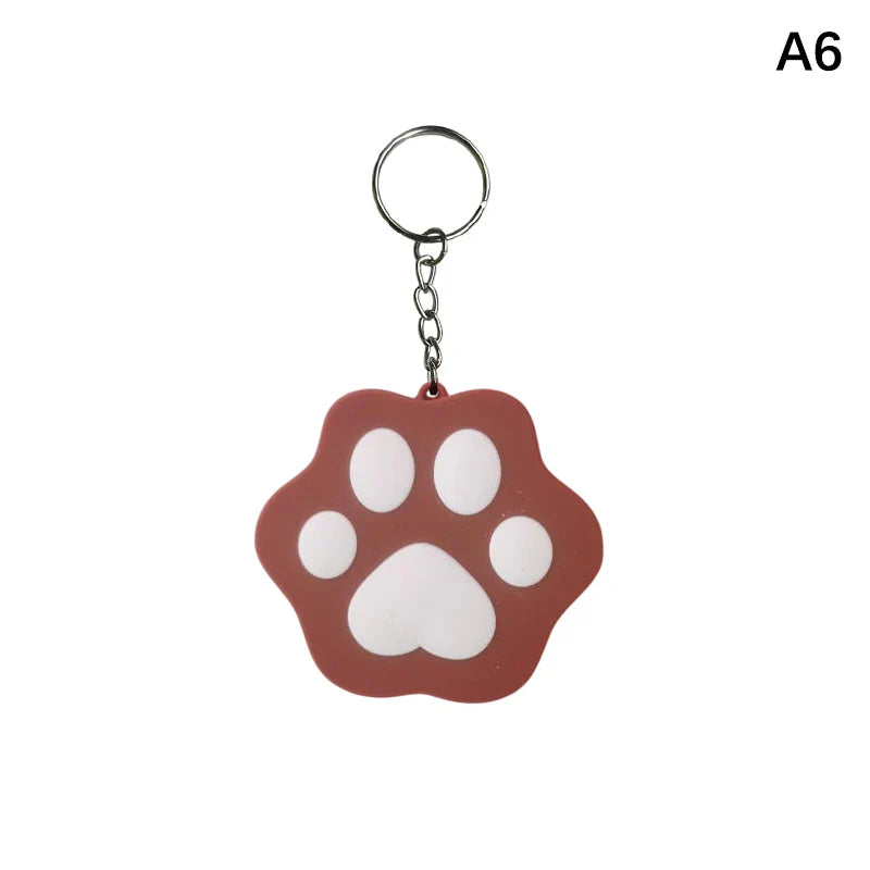 Paw Print Ampoule Vial Opener Keychain – Rubber Cutter Tool