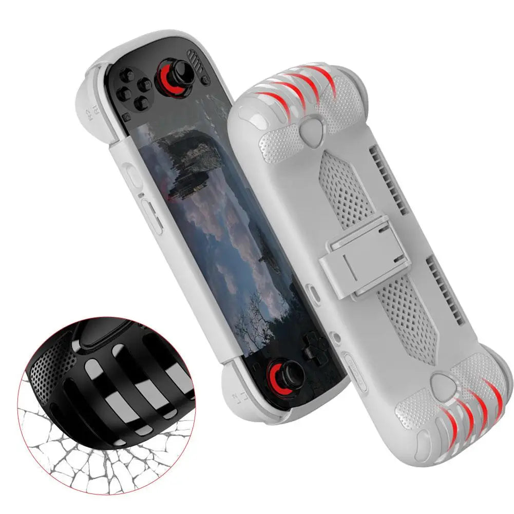 For Odin3 Handheld Console Protective Case TPU Stand Shockproof And Anti-Slip Protective Cover Gaming Console Accessories Peaceful Pleasures Health and Wellness