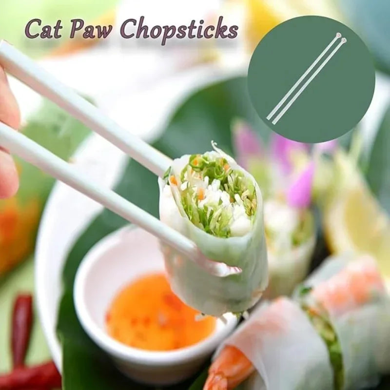 Cat Paw Kids Training Chopsticks – Non-Slip Safety Design