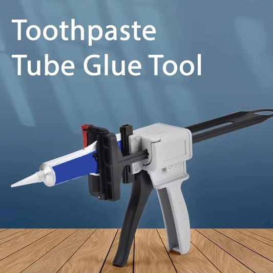 Labor-saving Toothpaste Tube Gun 704 Silicone Manual Glue Gun Dispenser Extruder Tool for Caulking Sealant Silicone Glue Peaceful Pleasures Health and Wellness