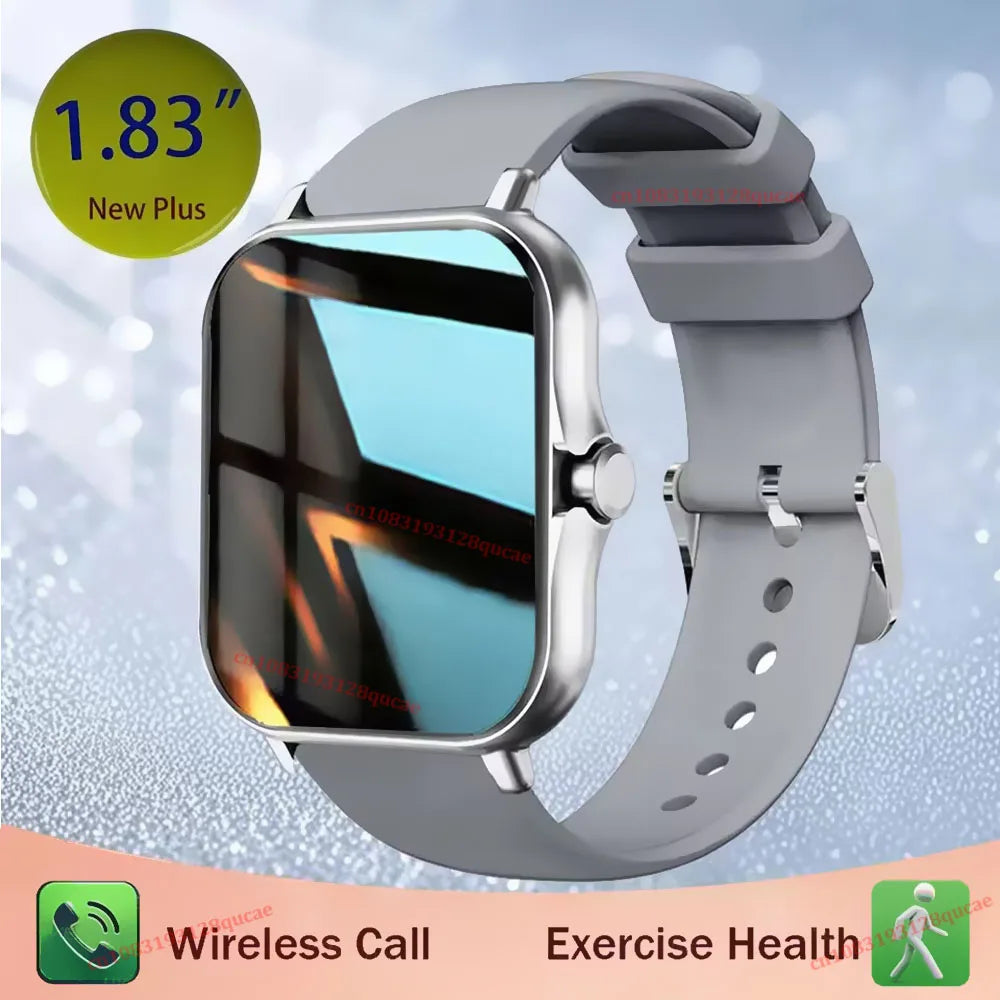 HW12 Smart Watch 1.83" HD – Calls, Fitness & DIY Dials