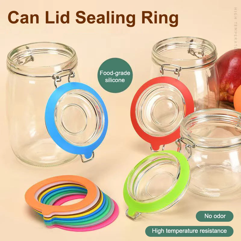 10-Pack Silicone Gaskets for Clip Top Glass Canning Jars Jar Sealing Gasket Peaceful Pleasures Health and Wellness