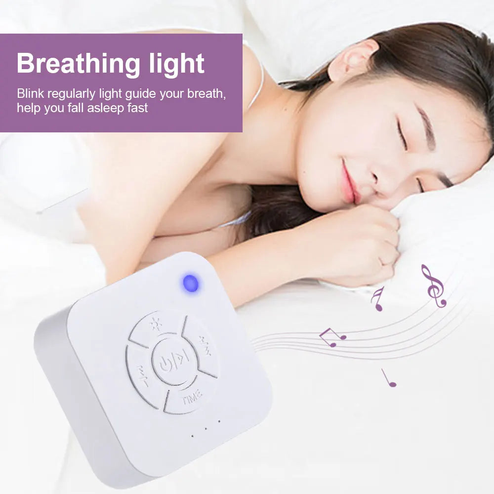 White Noise Sound Machine | 9 Sounds, Timer & Breathing Light