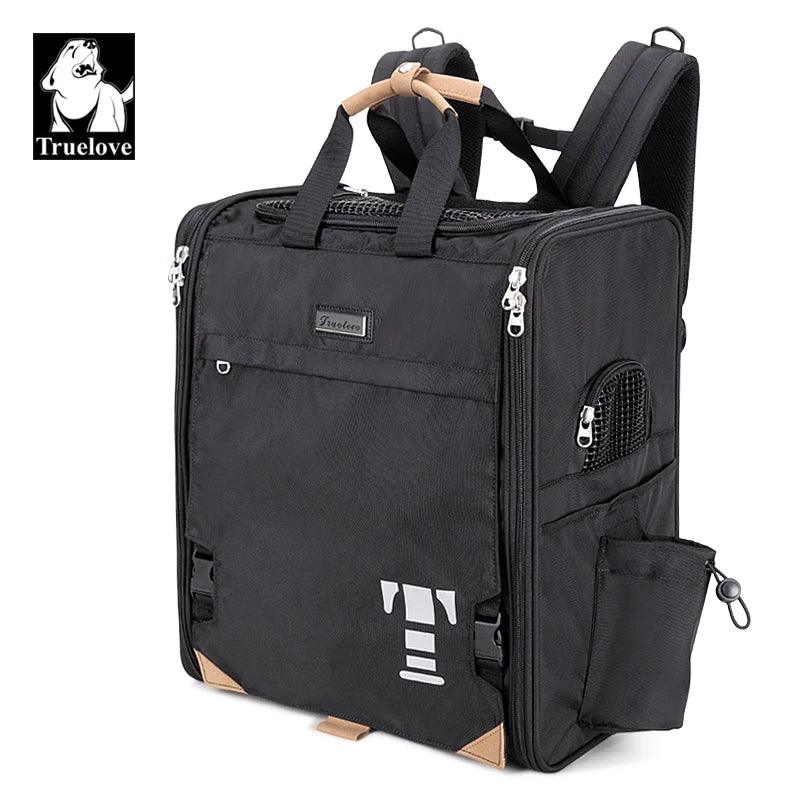Truelove Breathable Pet Travel Carrier Bag TLX2171 Peaceful Pleasures Health and Wellness Black M-Without belt