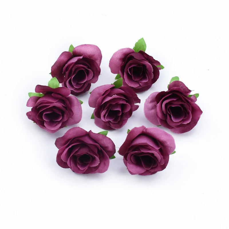 Silk Rose Bud Artificial Flowers – Wedding, Party & Home Decor Artificial Silk Flowers Peaceful Pleasures Health and Wellness color 16 50pcs