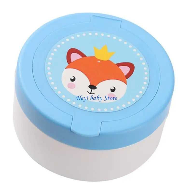 Baby Powder Puff Box | Safe Microfiber Infant Skin Container