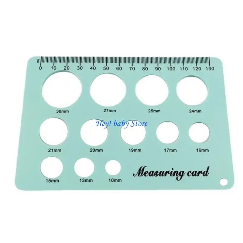 Silicone Breast Flange Sizing Tool | Nipple Ruler Measuring Card