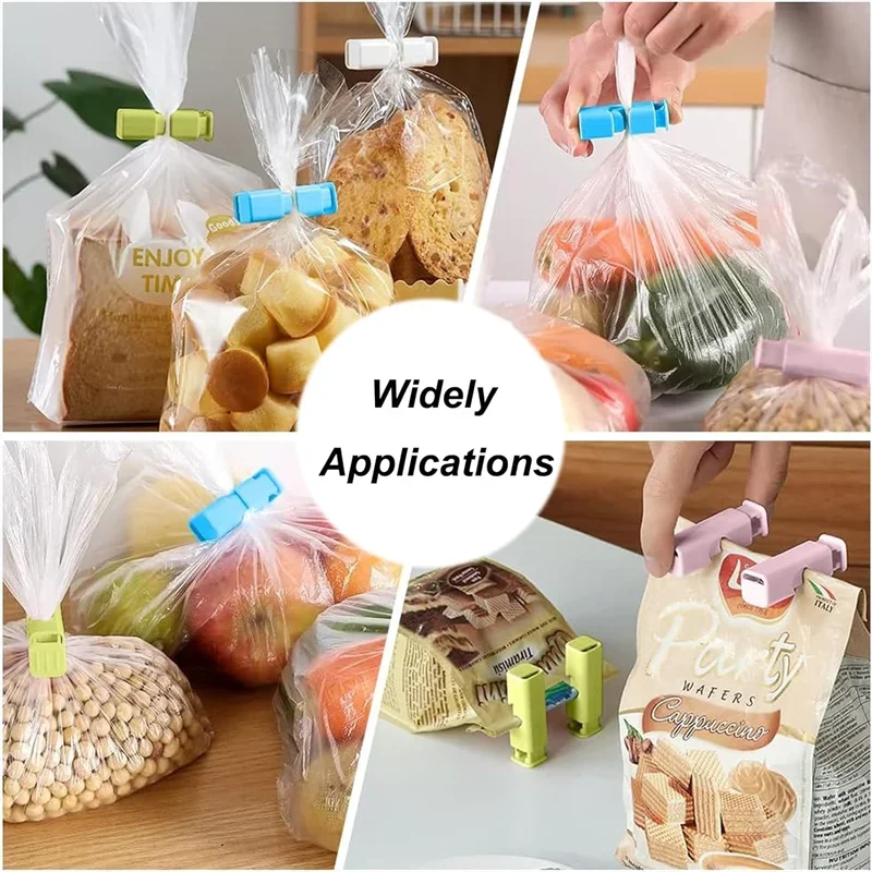 Snack Moisture Proof Sealing Clip Bread Bag Preservation Clip Plastic Bag Sealing Clip Milk Powder Bag Sealing Clips Practical Peaceful Pleasures Health and Wellness