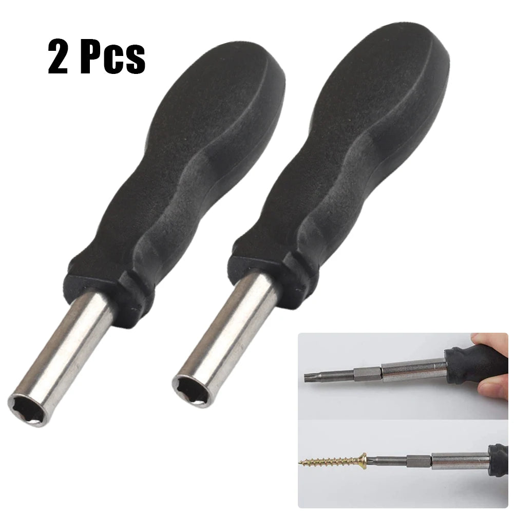 Hex Plastic Screwdriver Handle Home Repair Hand Tool Practical Small