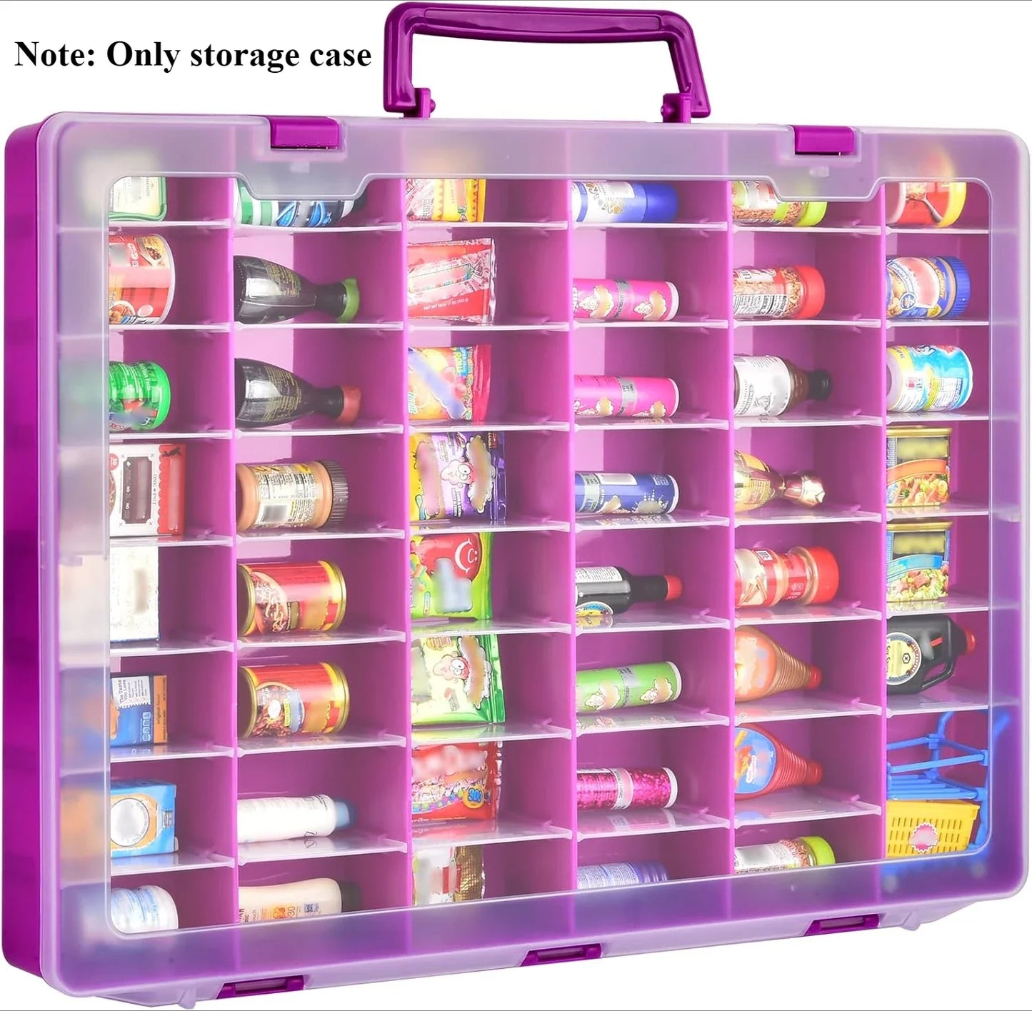 Mini Brands Storage Case – 48 Compartments for Series 1 2 3 4