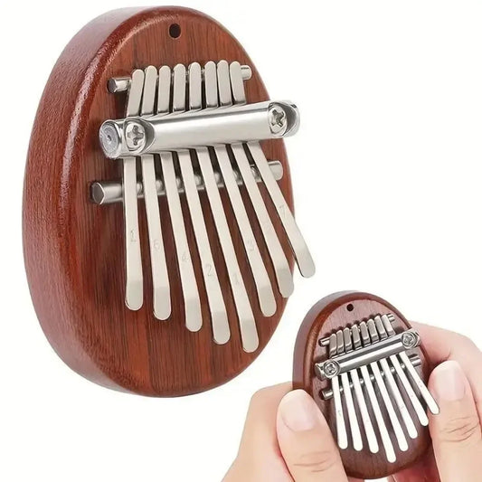 8-Key Mini Wooden Kalimba Thumb Piano | Beginner Gift Thumb Piano Peaceful Pleasures Health and Wellness