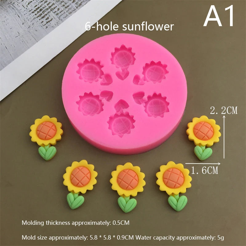 3D Flower Silicone Cake Mold – Nonstick Mousse & Chocolate Mould