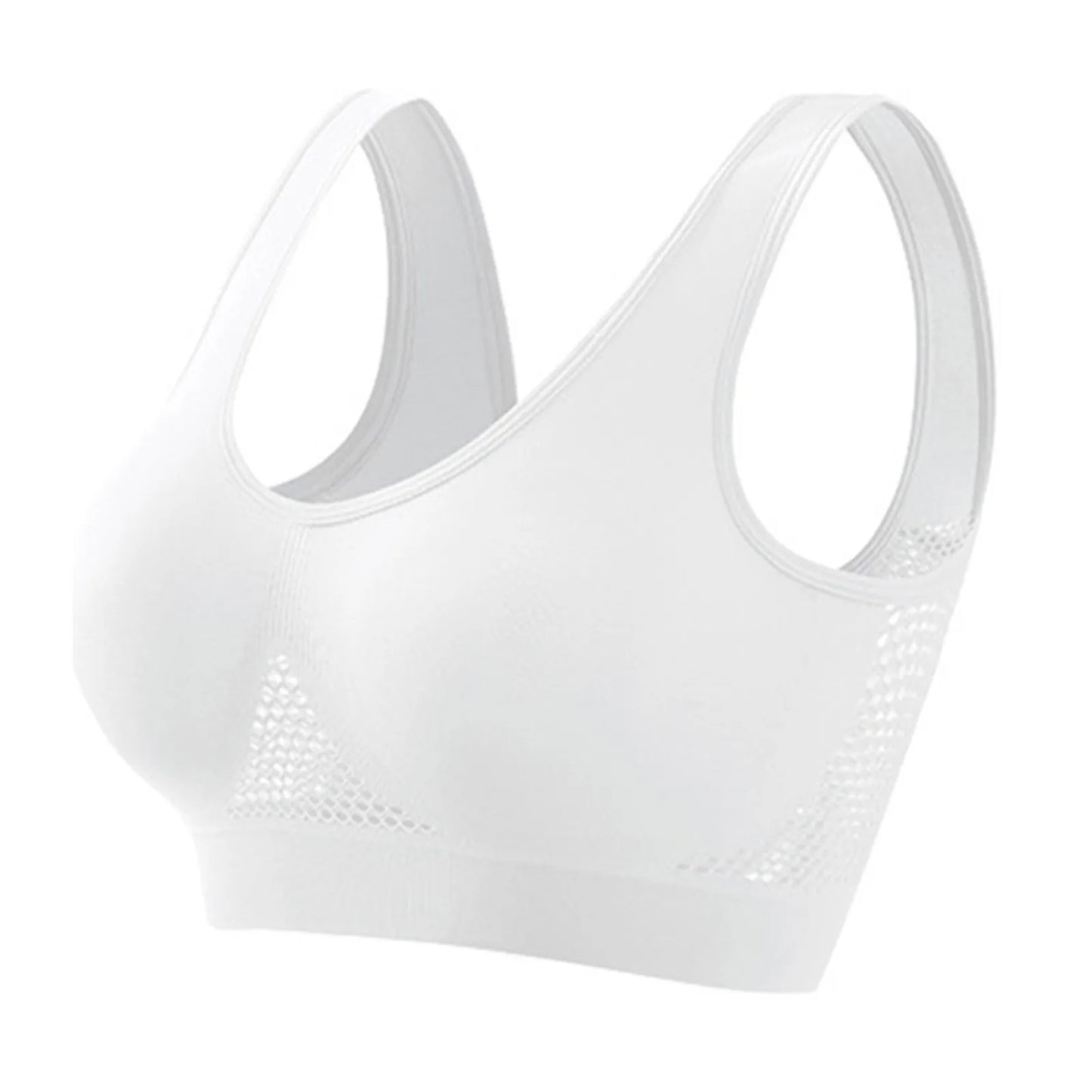 Breathable Sports Bra Top Fitness Women Brassiere Removable Padded Sport Bra Running Gym Seamless Push Up Bras Peaceful Pleasures Health and Wellness