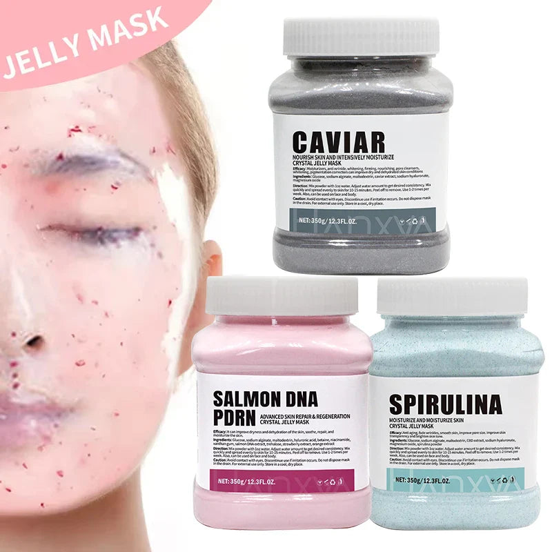 Crystal Jelly Mask Powder 350g – Hyaluronic Acid & Rose Extract