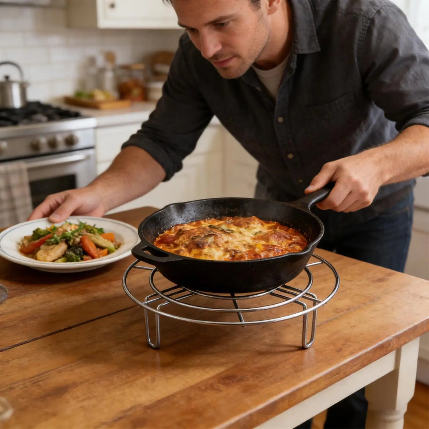 304 Stainless Steel Steaming Rack | Oven, Air Fryer & Pressure Cooker