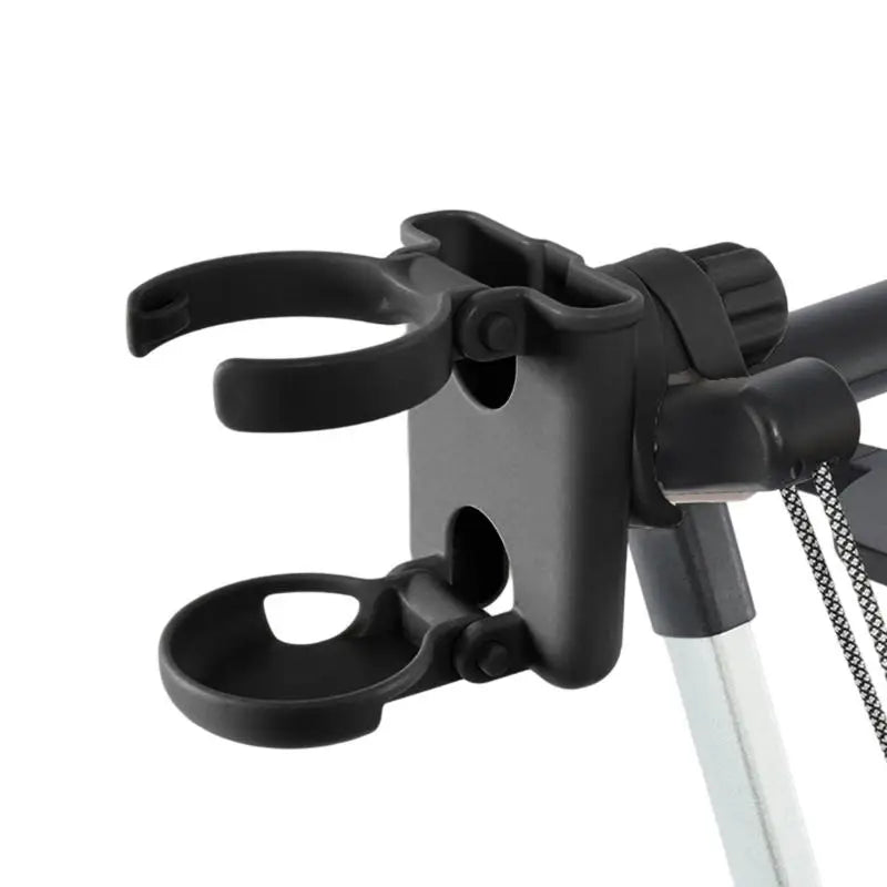 Foldable Stroller Cup Holder with Silicone Grip & Phone Mount