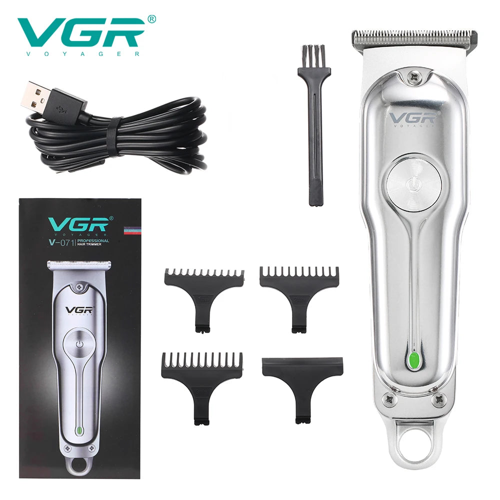 VGR 071 T-blade cutting machine barber rechargeable professional hair clipper trimmer for men cordless Peaceful Pleasures Health and Wellness