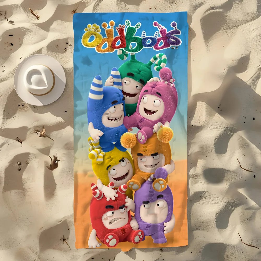 Oddbods Cartoon Beach Towel | Quick Dry, Soft, Large Sizes Beach Towel Peaceful Pleasures Health and Wellness