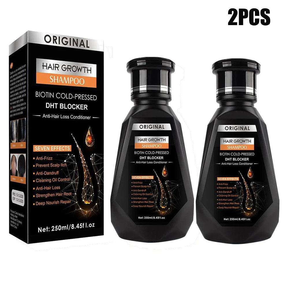 Biotin Ginger Shampoo for Hair Growth – 250ml Hair Care Peaceful Pleasures Health and Wellness 250ML X2