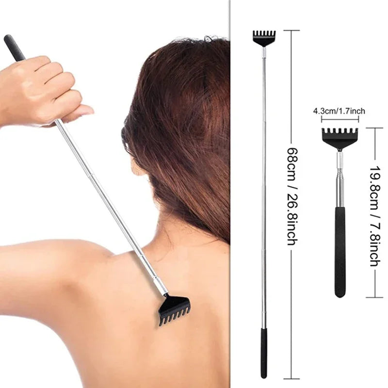 Telescopic Scratching Backscratcher Extendable Massage Claw For Back Scraper Massage Relax Back Scratcher Relieve Anti-itch Tool Peaceful Pleasures Health and Wellness