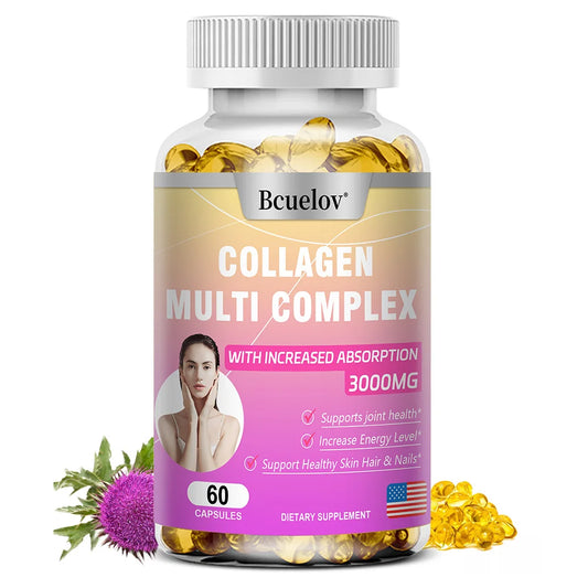 Collagen Complex Capsules – Hair, Skin, Nails & Joint Support Collagen Supplement Peaceful Pleasures Health and Wellness