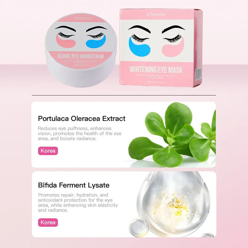 60pc Crystal Collagen Eye Masks – Dark Circles & Anti-Aging