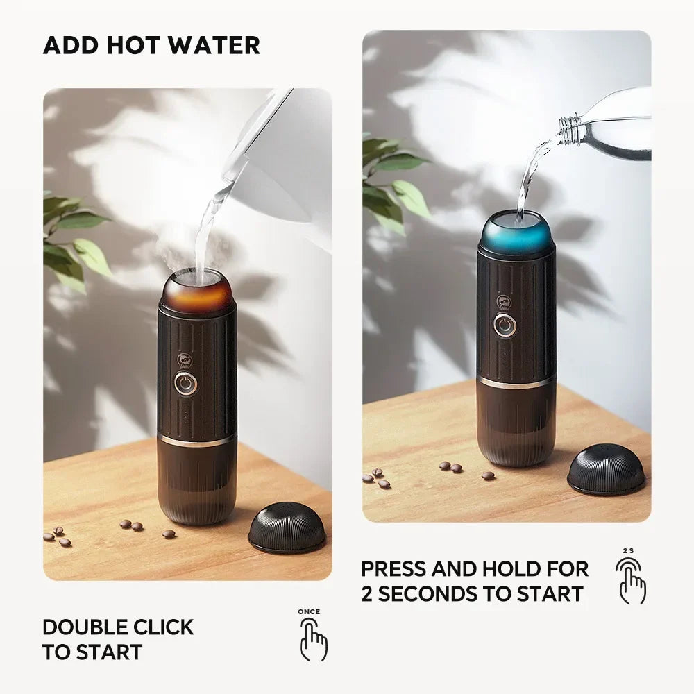 URGGU Portable Rechargeable Espresso Machine – Travel & Office