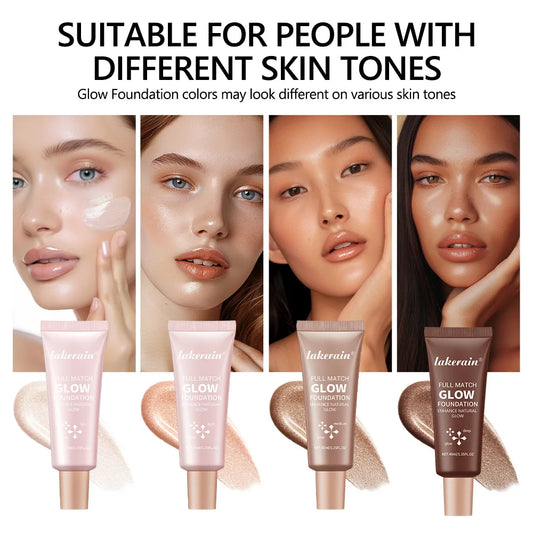 Glow Foundation Illuminator Glotion Natural Glow Enhancer Glowing Moisturizing Lightweight base Multi-purpose Illuminator Highli Peaceful Pleasures Health and Wellness