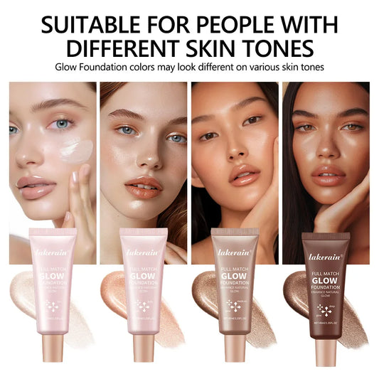 Glow Foundation Illuminator – Liquid Highlighter & Glotion 40ml Liquid Illuminator Foundation Oasis Select