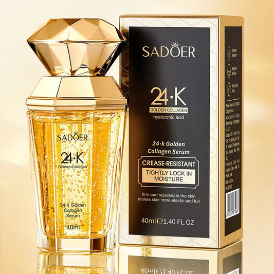 SADOER 24K Gold Collagen Face Serum – Hydrating & Anti-Aging Face Serum Oasis Select 1pcs