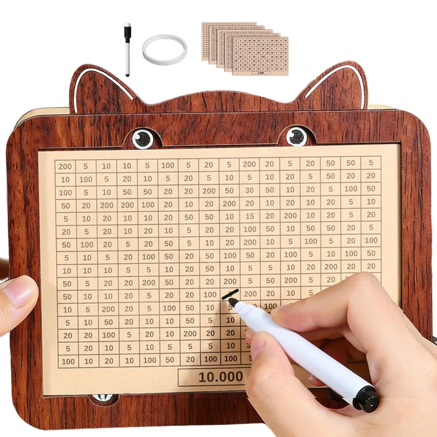 Retro Wooden Piggy Bank with Digital Counter | Money Box