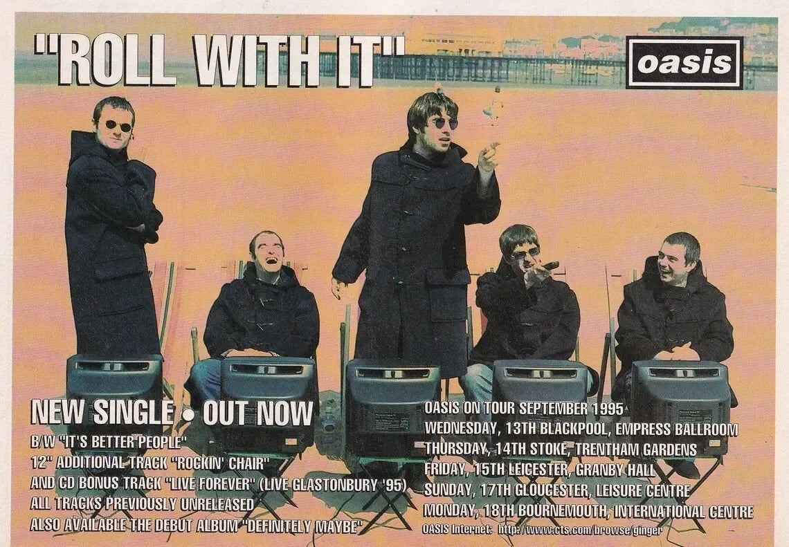 Oasis Band Album Canvas Wall Art Print | Music Poster Decor