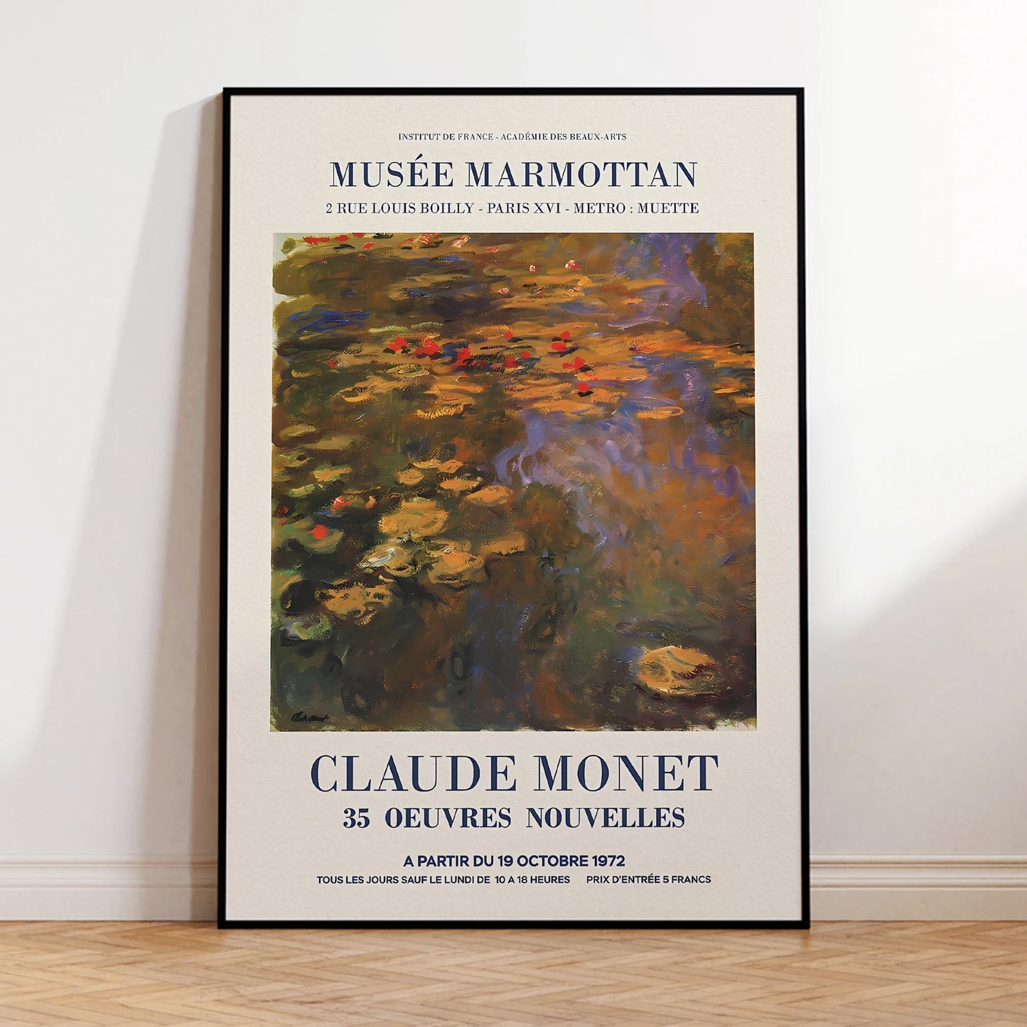 Claude Monet Canvas Wall Art Print | Impressionist Home Decor