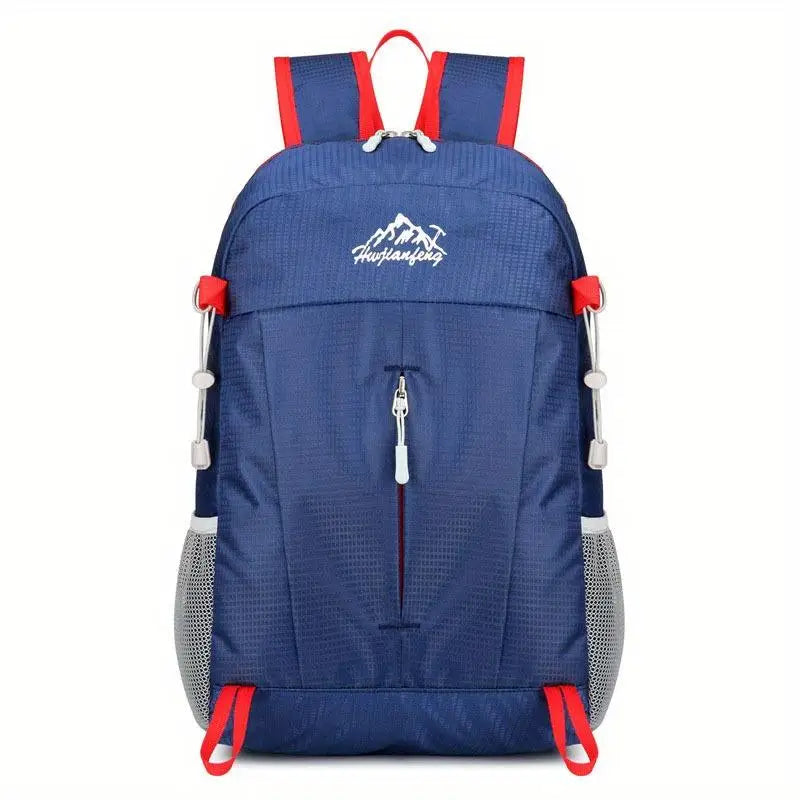 Outdoor Backpack Lightweight Foldable Travel Bag, Bicycle Compatible Pack for Hiking Camping Cycling, Versatile Use for Adventur Peaceful Pleasures Health and Wellness 8024 navy blue
