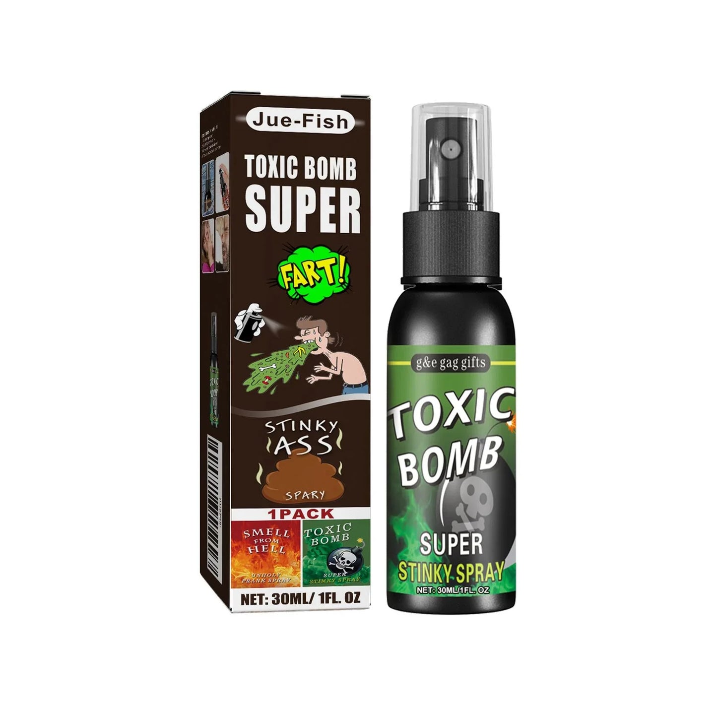 Fart Spray Prank 30ml – Non-Toxic Stink Bomb Gag Gift